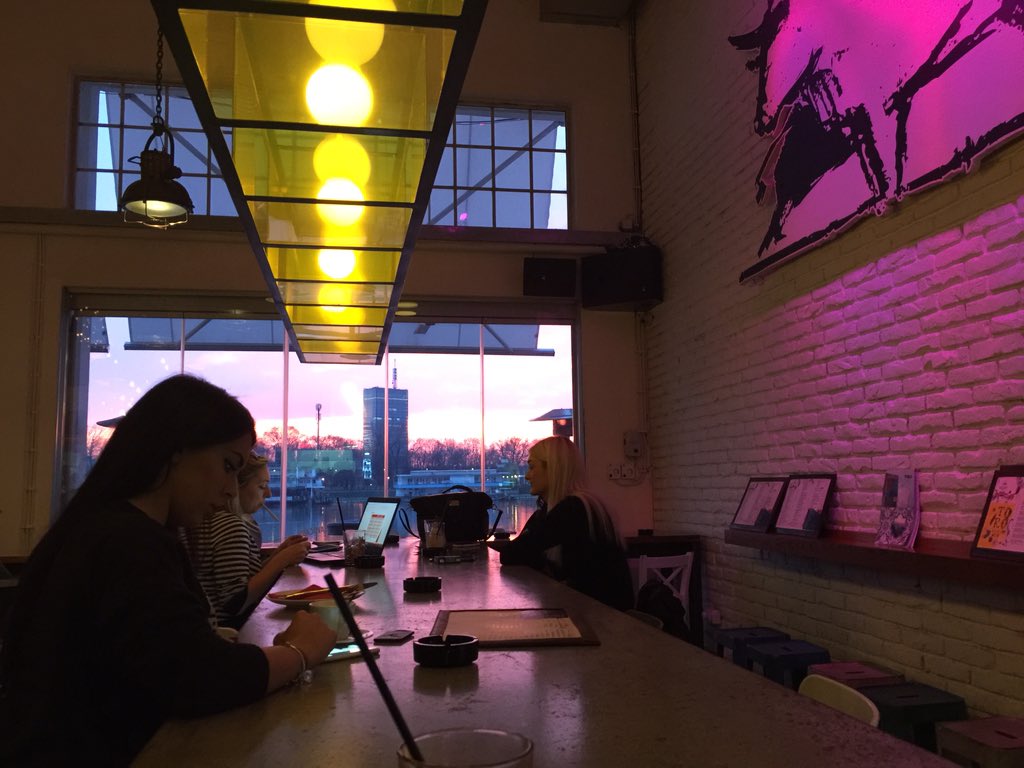 Red sky at belgrade🌇