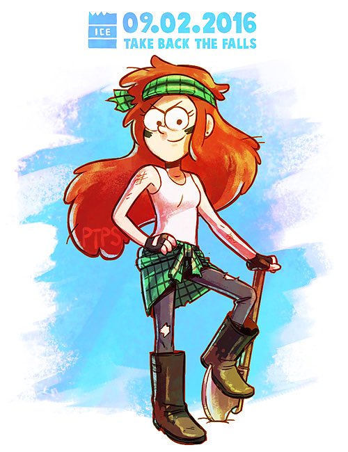 Znalezione obrazy dla zapytania gravity falls wendy corduroy fanart