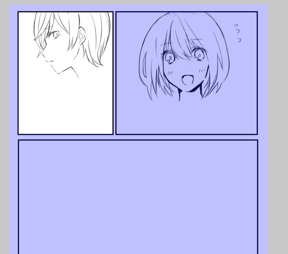 描きかけのさもてし漫画出てきたのやばくない?これバレンタインのときに描こうとしてたのにずっと放置してた 何がやばいってそれなのに全然真っ白なの 