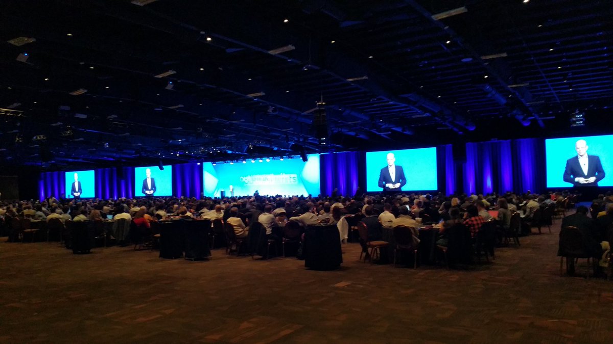 Attending Business Partner Summit.  Wow, Huge group