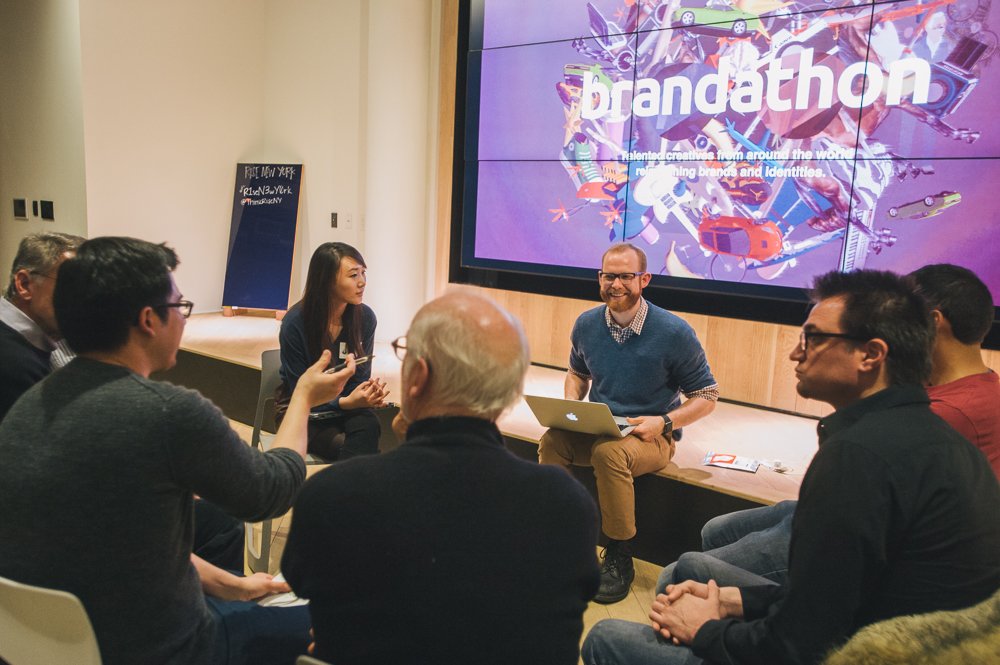 adamshutsa's tweet photo. Having a great time being a mentor for #BrandathonSMW at @ThinkRiseNY. Incredible group of designers and startups. https://t.co/5XXDf4nIUd