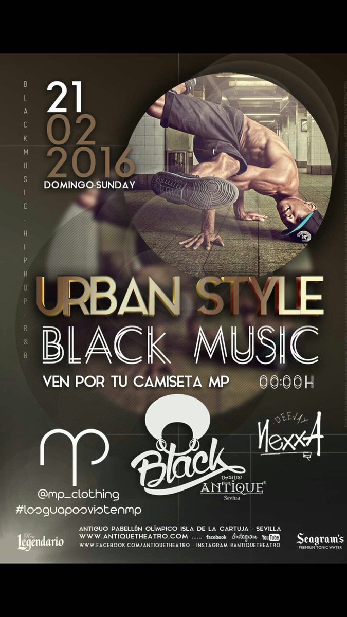 ❤💃DOMINGOS #ANTIQUE #BLACK!💃❤

•Lista Pedro Rico12 a 2h.
•Reservados: 677126311