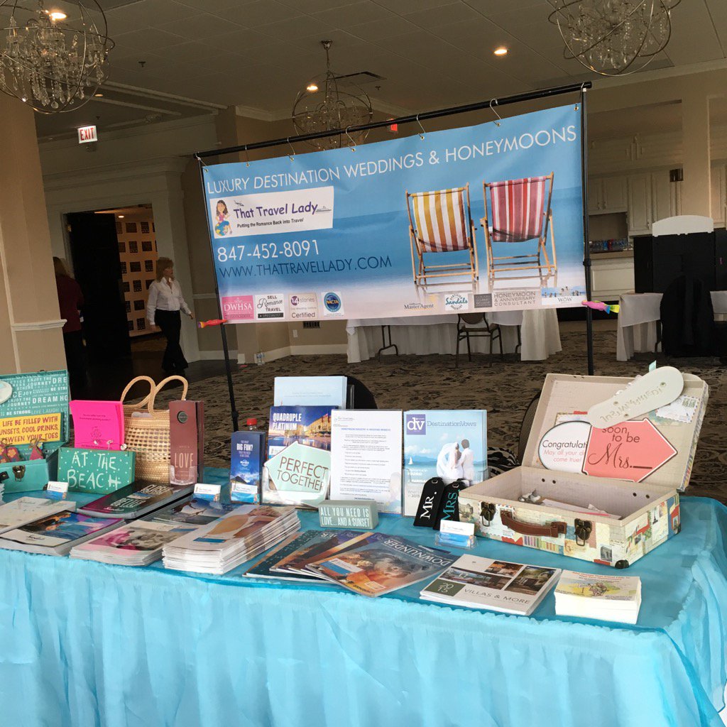 ThatTravelLady's tweet photo. Come on out to meet That Travel Lady today from 11:30-3 @ The Complete Wedding Expo #thattravellady #tcwexpo2016 https://t.co/2F8tbmHhkO