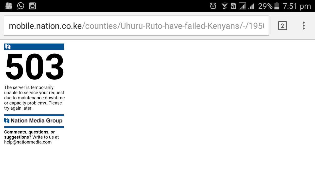 SeweS_'s tweet photo. Ha!
@dailynation has scrabbed that story from its website.....
😂😂😂😂😂😂😂😂
#BillsMustBePaid
#TruthIsOverrated https://t.co/YtNEnwgVhr