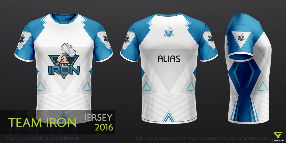 StxryZone's tweet image. Introducing the new &quot;Iron Gaming&quot; jerseys.  #DesignDoneRight