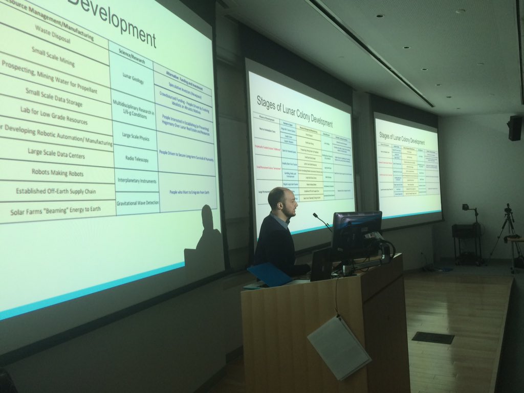 DrPhiltill's tweet photo. My team is presenting our brainstorming and research, now, at @space_horizons https://t.co/ndk9PvzF2n