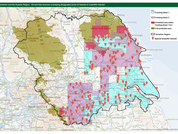 yorkshirepost's tweet photo. 140 Yorkshire heritage spots covered by #fracking exploration licences.  https://t.co/1oxbZdccSD https://t.co/F6EDIF9V27