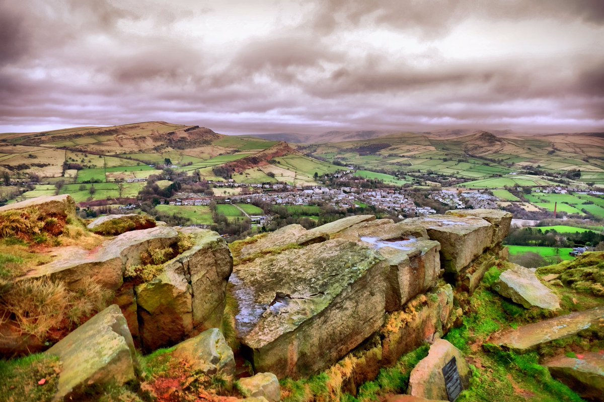 liveforthehills's tweet photo. The village of #Chinley, with Kinder Scout behind.  More at https://t.co/FYQZ0UXtw1 #peakdistrict #landscape #xt1 https://t.co/dzhLXOUsuz