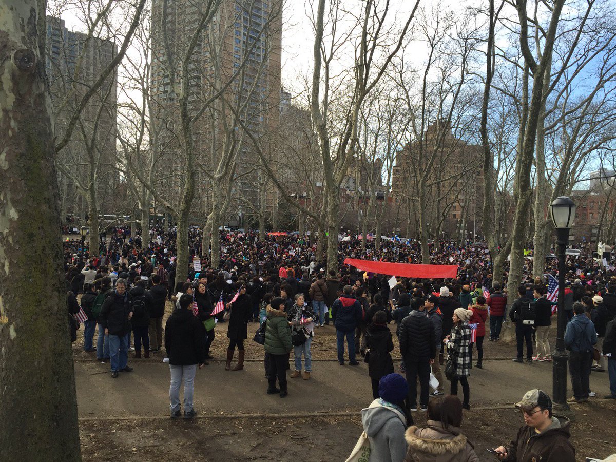 kellychu12's tweet photo. nyc. 220  rally #Justice4Liang https://t.co/dFQuAUryTZ