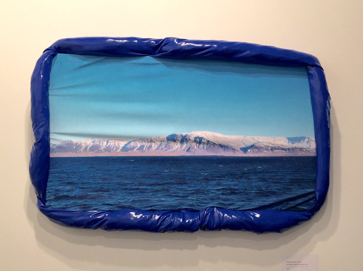 michaelusling's tweet photo. Empty Arctic
Photograph printed on spandex, vinyl
Come see it at @artistprojectTO today until 6PM #ArtistProject16 https://t.co/gyfZNq0rA7