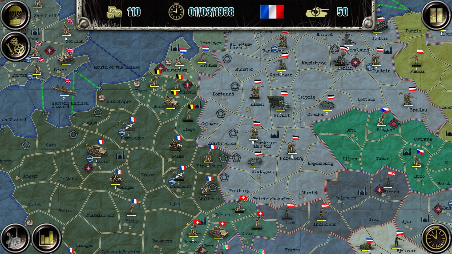 奈良鹿 Hoi2のスマホ版みたいなゲームみっけたw T Co Anfu24bat8