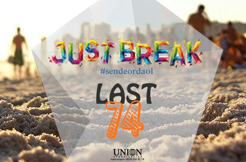 Union_Org's tweet photo. 5-8 Mayıs'da Vize-Ödev-Final üçlüsünün yerini Deniz-Kum-Güneş üçlüsü alıyor! #justbreak #oradaol #unionorganization https://t.co/MBoxClFjHH