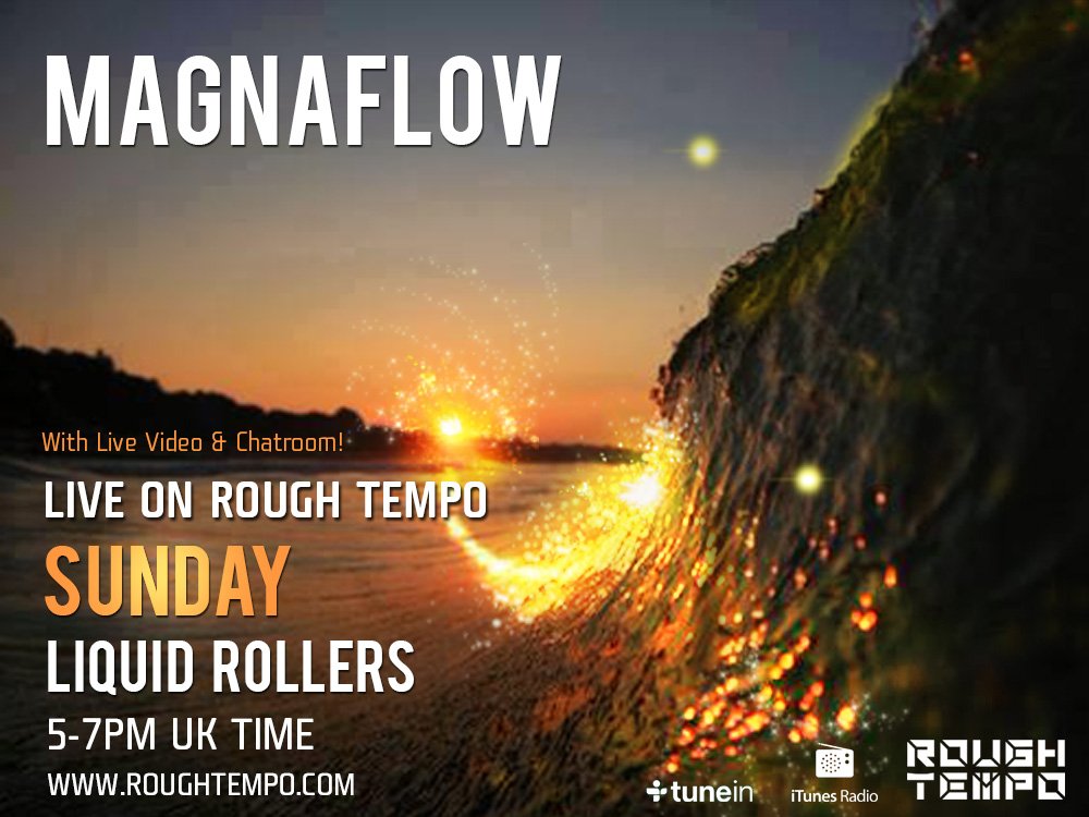 RoughTempo's tweet photo. LIVE NOW!! 
https://t.co/DMGSISaWMc 
#nowplaying #dnb #liquid
#magnaflow #liquidrollers #rtdnb 
(Plz Share) https://t.co/bxV3waLiVc