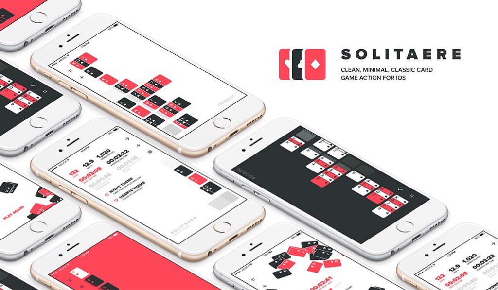 Solitaere – clean, minimal, classic card game action on iOS. #solitaere itunes.apple.com/us/app/solitai…
