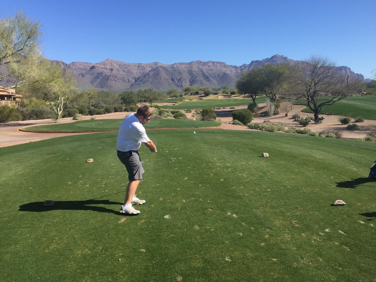 On the tee! From <a href="/Hazeltine/">Hazeltine National</a> #thebopper