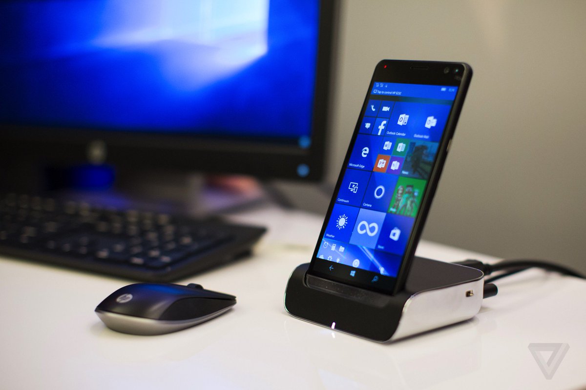 HP’s new Windows 10 phone looks good. Includes Continuum support theverge.com/2016/2/21/1106…