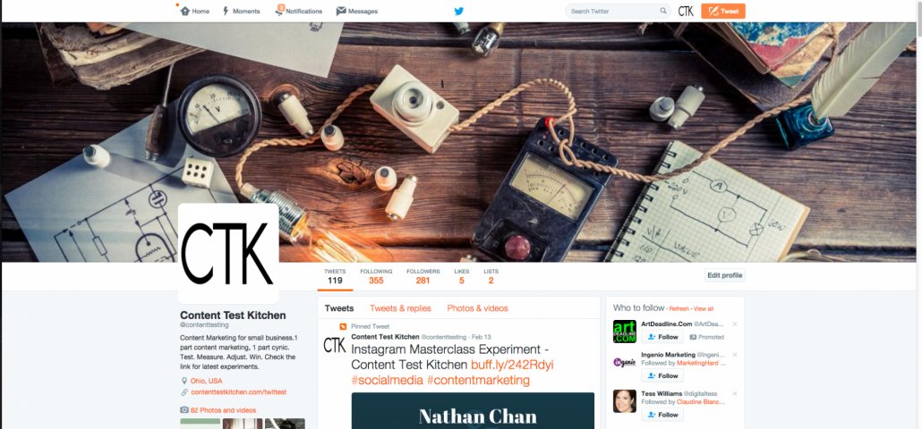 contenttesting's tweet photo. 100 TWITTER FOLLOWERS IN 7 DAYS - EXPERIMENT Conclusion - Content Test Kitchen https://t.co/jdAjyno2xa #socialmedia https://t.co/H1z0GMkZTH