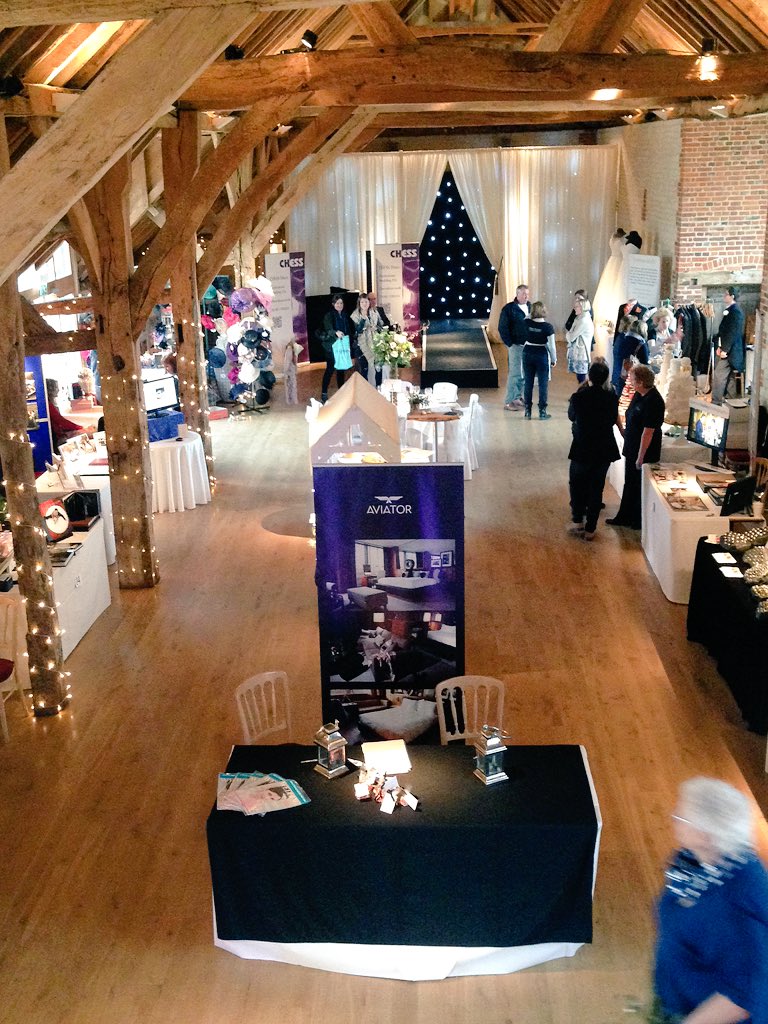 Thankyou for having us <a href="/burycourtbarn/">Bury Court Barn</a>! A successful day meeting couples, hope to welcome them to @aviatorbytag soon.