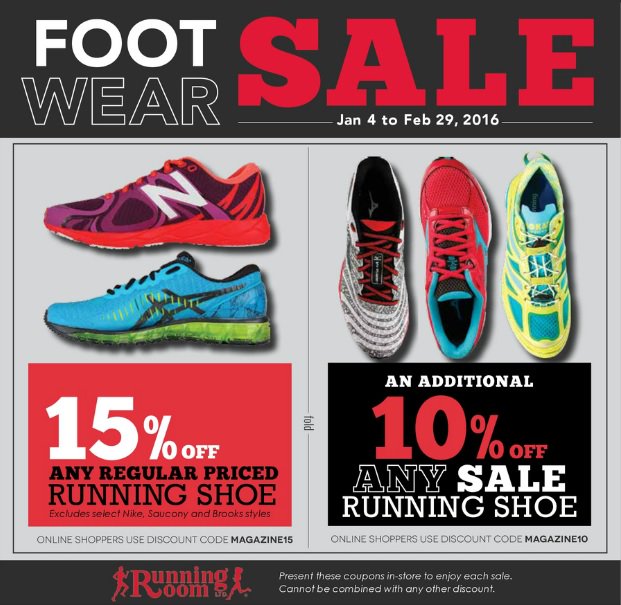 running room shoe sale