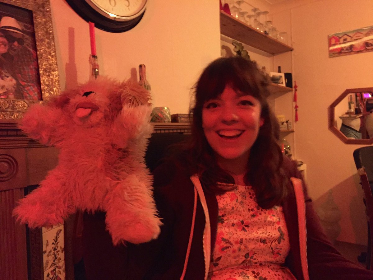 A new member of Supercouth? Puppet dog!