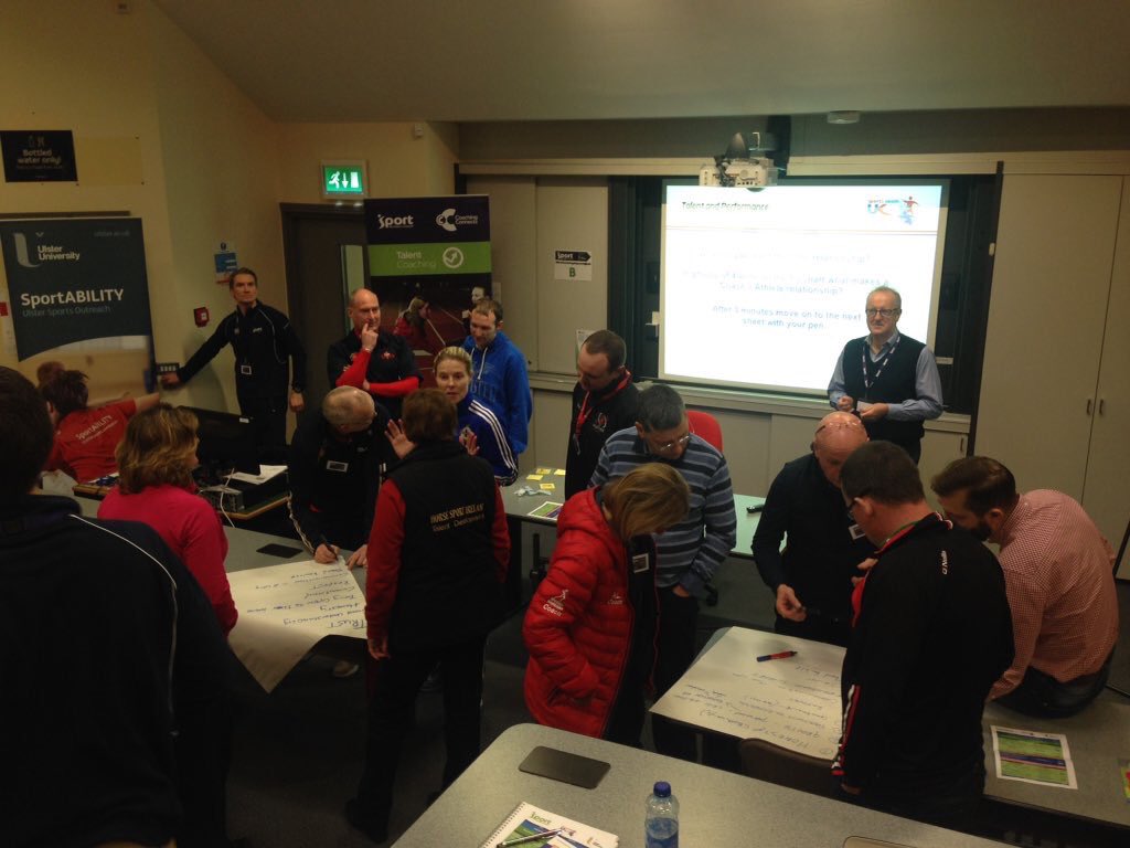 _SportNI's tweet photo. Thanks to all of the coaches who came along to the Talent Coach Seminar today @UlsterSchSport #InvestingInLearning https://t.co/cuLotdzv0R
