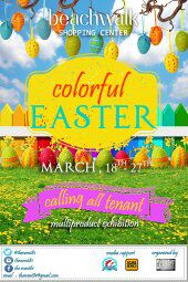 nextcolorrun's tweet photo. @GaleriUKMIndo  tenant calling , 18 - 27 maret COLORFUL EASTER  @beachwalk_bali , info 082348383675 #theevent81 https://t.co/8mylc5t7ak