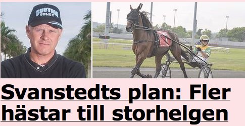 Hör här alla travfans, Åke Svanstedt siktar på att ta med sig en armada till Solvalla
aftonbladet.se/sportbladet/tr…