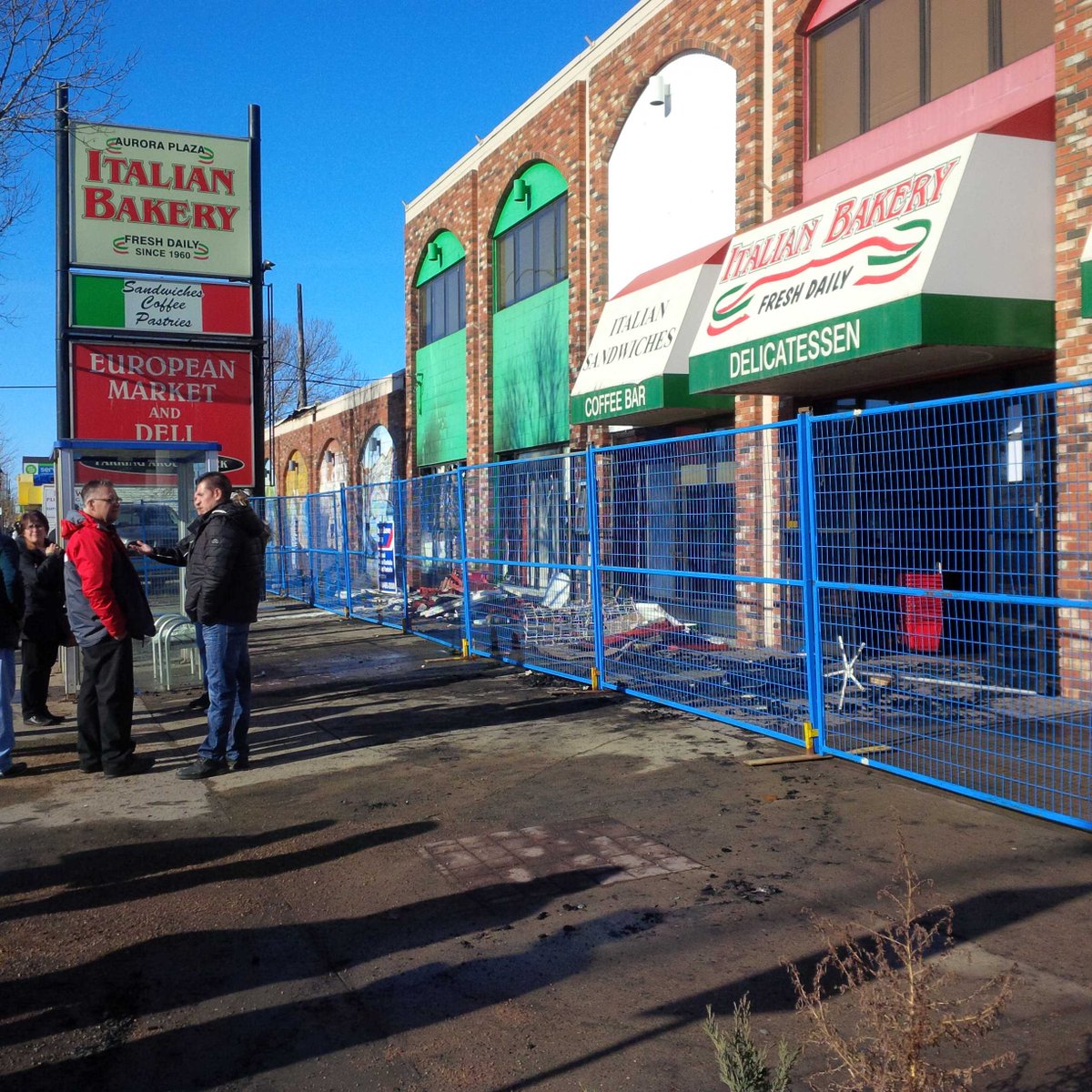 AmandaCTV's tweet photo. A look at the Italian Bakery on 118 avenue 
after last night's fire. @ctvedmonton #yeg https://t.co/NurWumkwJp
