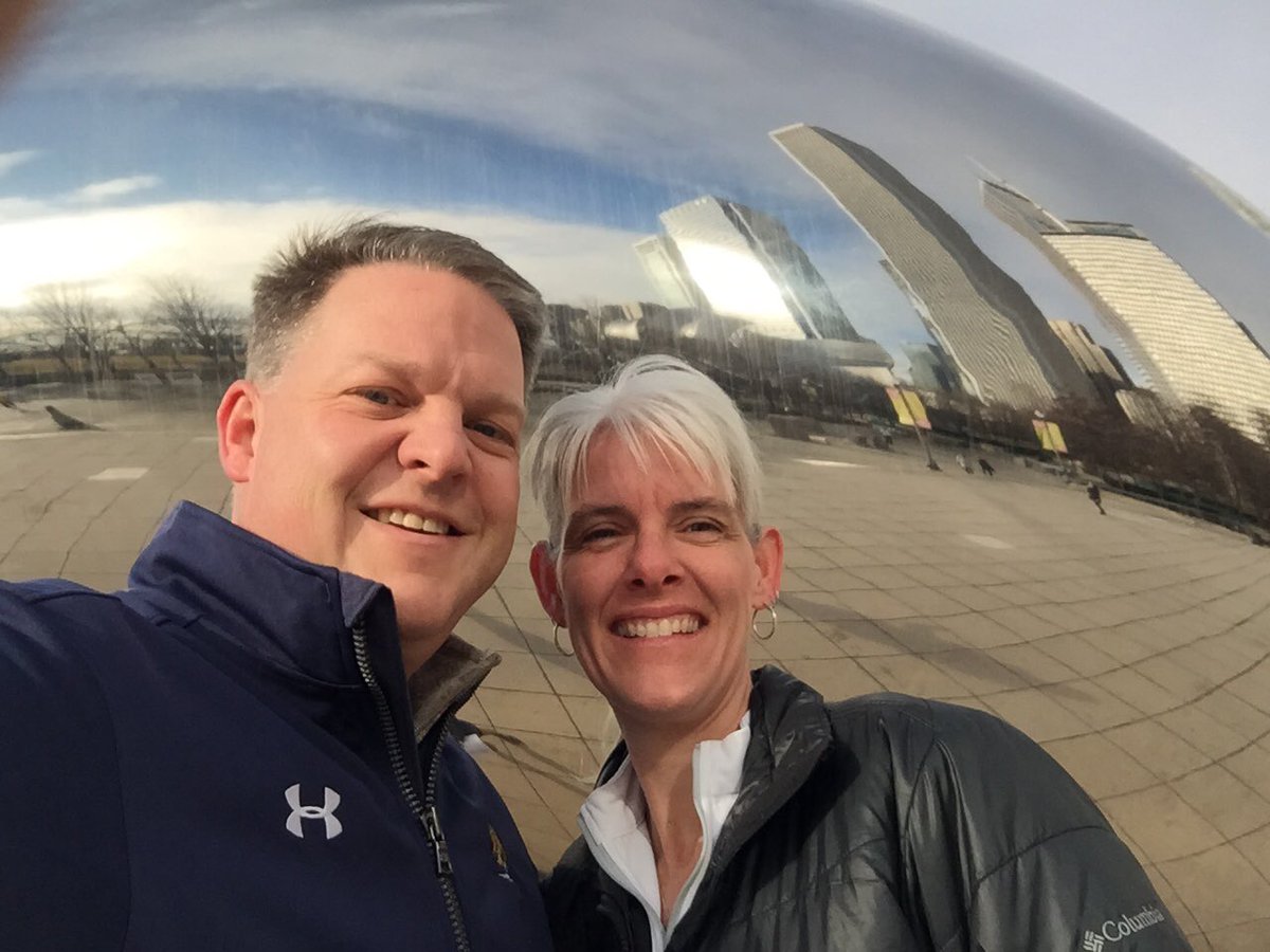 AndrewIngall's tweet image. Great fun in Chicago with @BethIngall celebrating 24 years together. Unreal to walk around at 59 degrees in Feb!