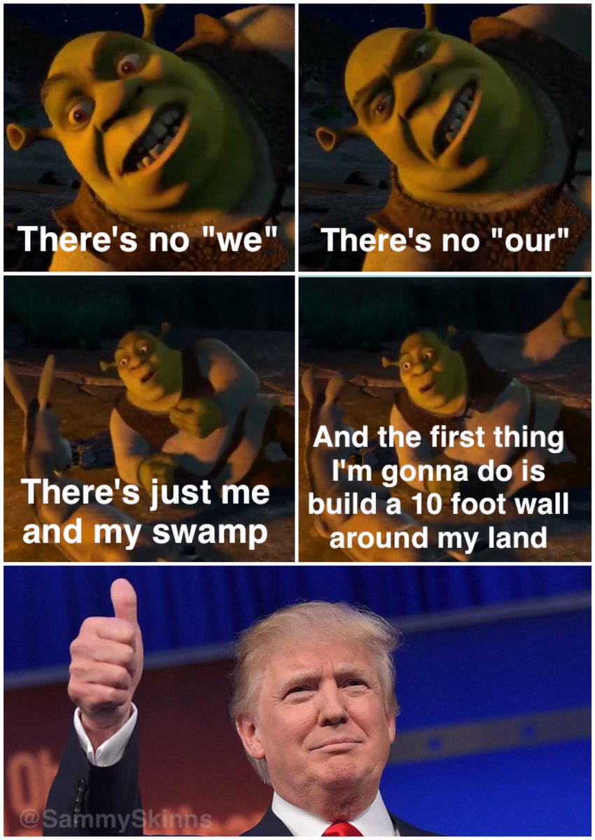 Image result for there's no we there's just me and my swamp