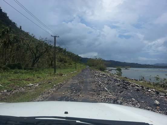 MonishNand's tweet photo. Savusavu has been severely damaged. Cars blown away, yachts on shorelines, landslides, roads damaged. #TCWinston https://t.co/735qV3oYxy
