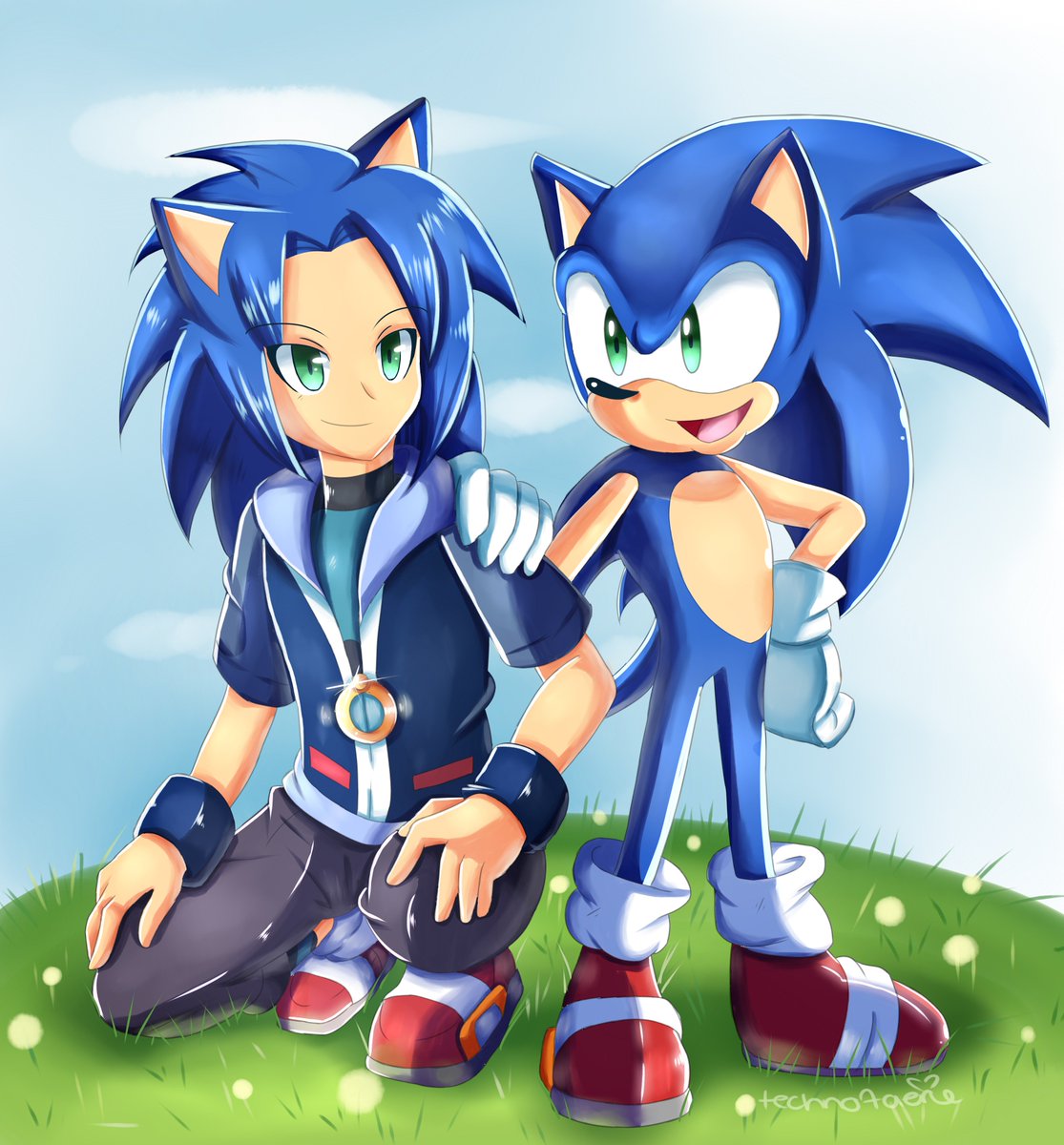 Sonic Hedgehog Anime by Artfrog75 on DeviantArt
