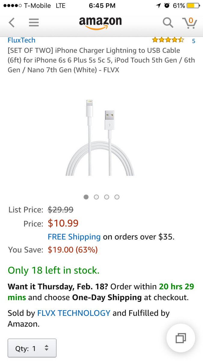 flvxtech's tweet image. Pack of 2 iPhone charging cables for only $10.99! Don't miss out on this amazing deal! amzn.to/1WBBP6s
