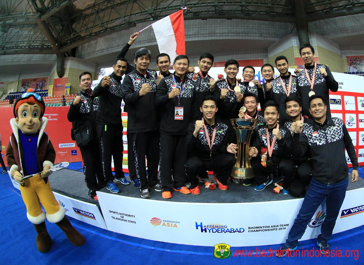 INABadminton's tweet photo. Tim kualifikasi Piala Thomas Indonesia https://t.co/qu8b4nJ5Gc