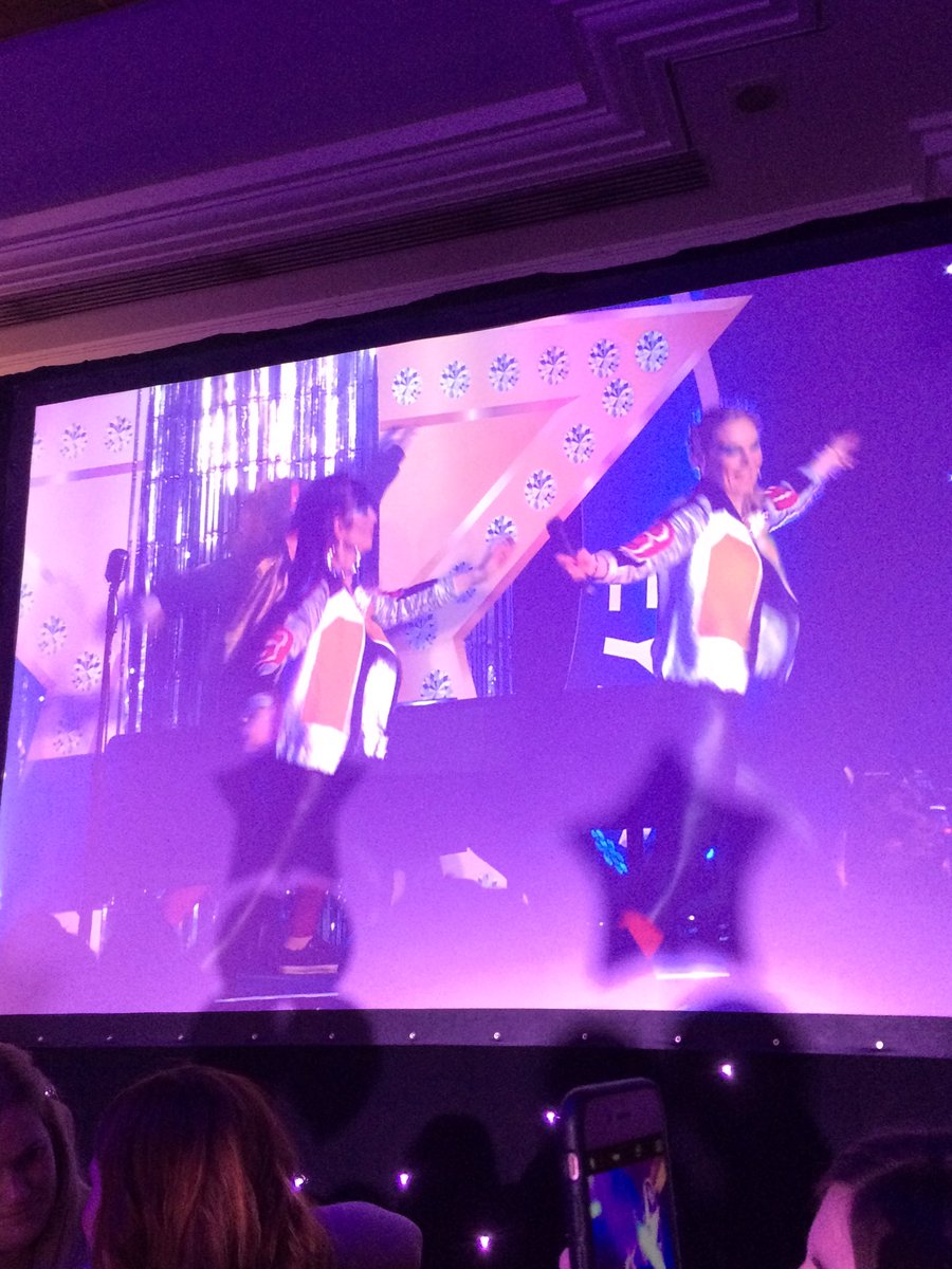 KathrynRBishop's tweet photo. Things just got real! #saltnpepa @LucyQDesigns and @Jo_JHJC bringing serious moves #CMJStars https://t.co/MDtg1peuzI