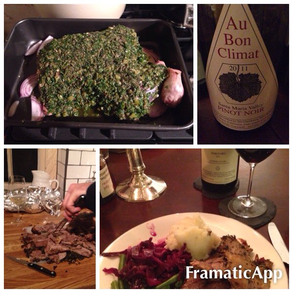 LucyMarcuson's tweet photo. Awesome dinner with lamb thanks to @willbedwards wine thanks to @LeaandSandeman @Andreasottimano &amp; others https://t.co/cHIbbItzSl