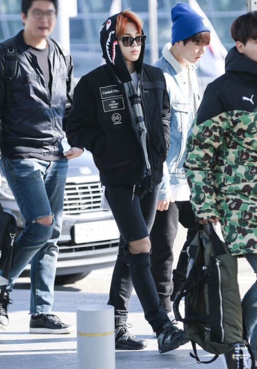 bts outfits on X: park jimin x airport fashion  / X