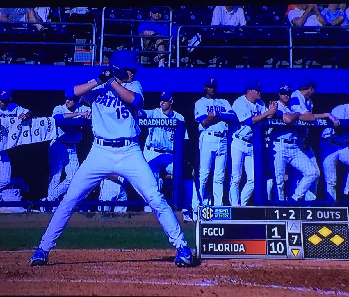 miamikilliansr's tweet photo. Killian alum Eddy Demurias - 1st at bat as a Florida Gator. #GoGators @MiamiSup @KillianAthletic @killianball https://t.co/cvQJMOi8CW