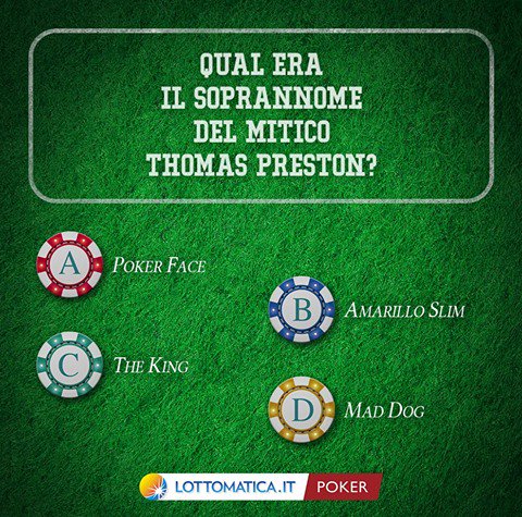 Ne sai di #poker? Dimostralo qui e su goo.gl/tpMofA !