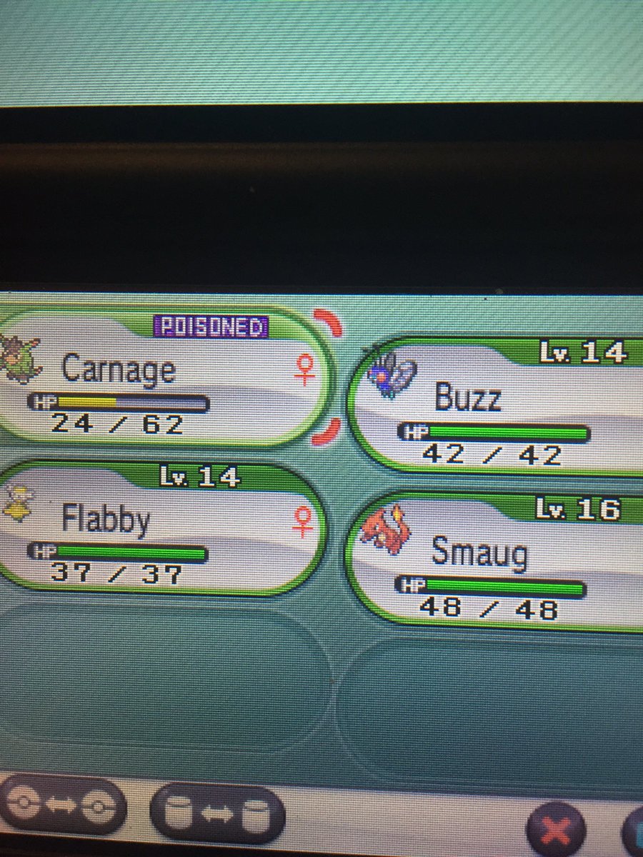 ReeceFireRed's tweet image. Started again! Team so far :)