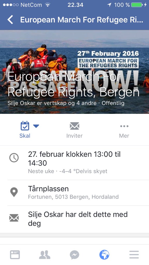 European March For Redugee Rights, Bergen. #safepassage #BevarArtikkel14