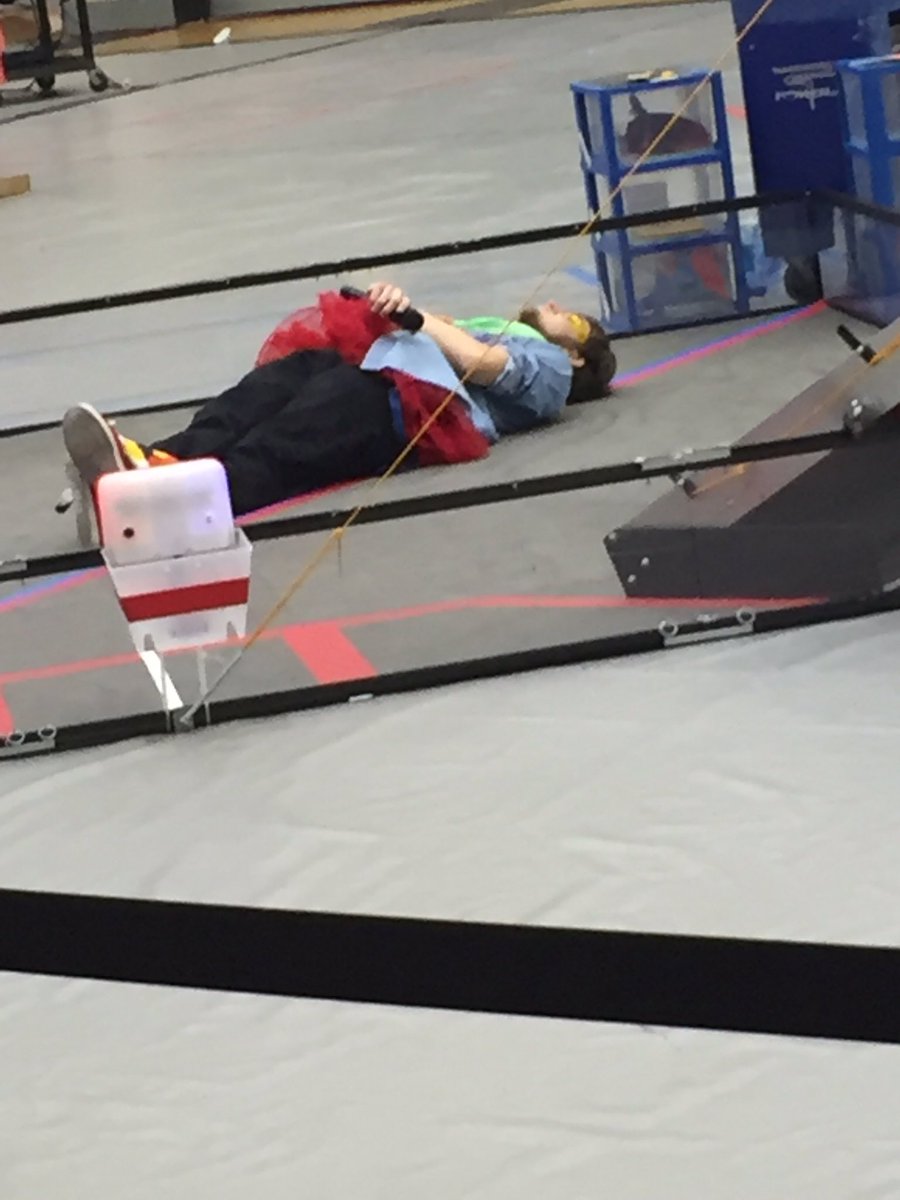 GearGrindersFTC's tweet photo. It's okay Connor, we feel the same. #sleepy #marylandstates #omgrobots #tinkertrouble https://t.co/eOiKi7WpL7