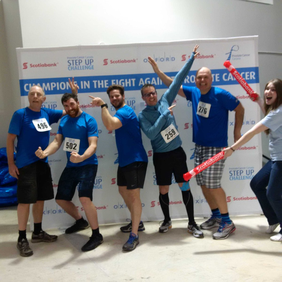 roccorossiTO's tweet photo. W/ my amazing #StepUpChallenge #Vancouver team-- strong finish! Supporting @ProstateCancerC #HavingFunDoingGood https://t.co/VTgjGFkmjk