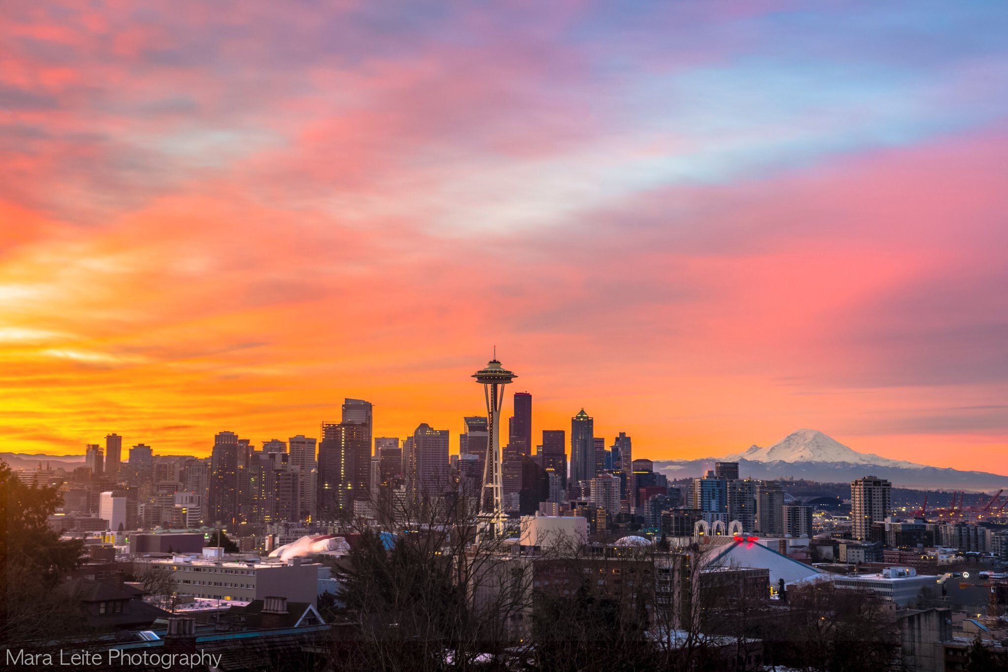 Sunset Weather on Twitter: "Seattle Sunrise: Gorgeous capture of this