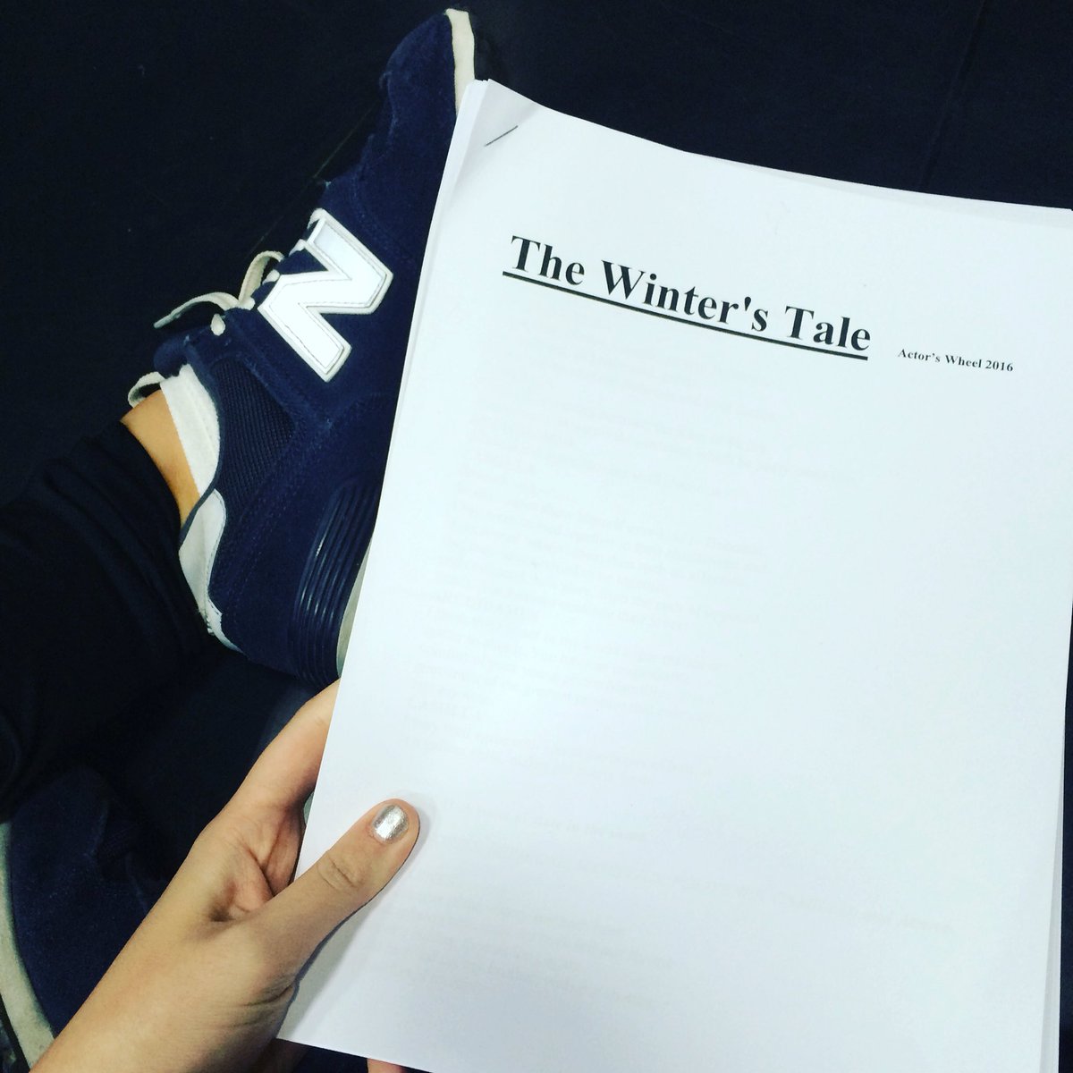 WintersTaleAW16's tweet photo. The Third Actor's Wheel had their first read through today and it was great! #TheWintersTale #ActorsWheel #Tour2016 https://t.co/v6UBk0JSIA