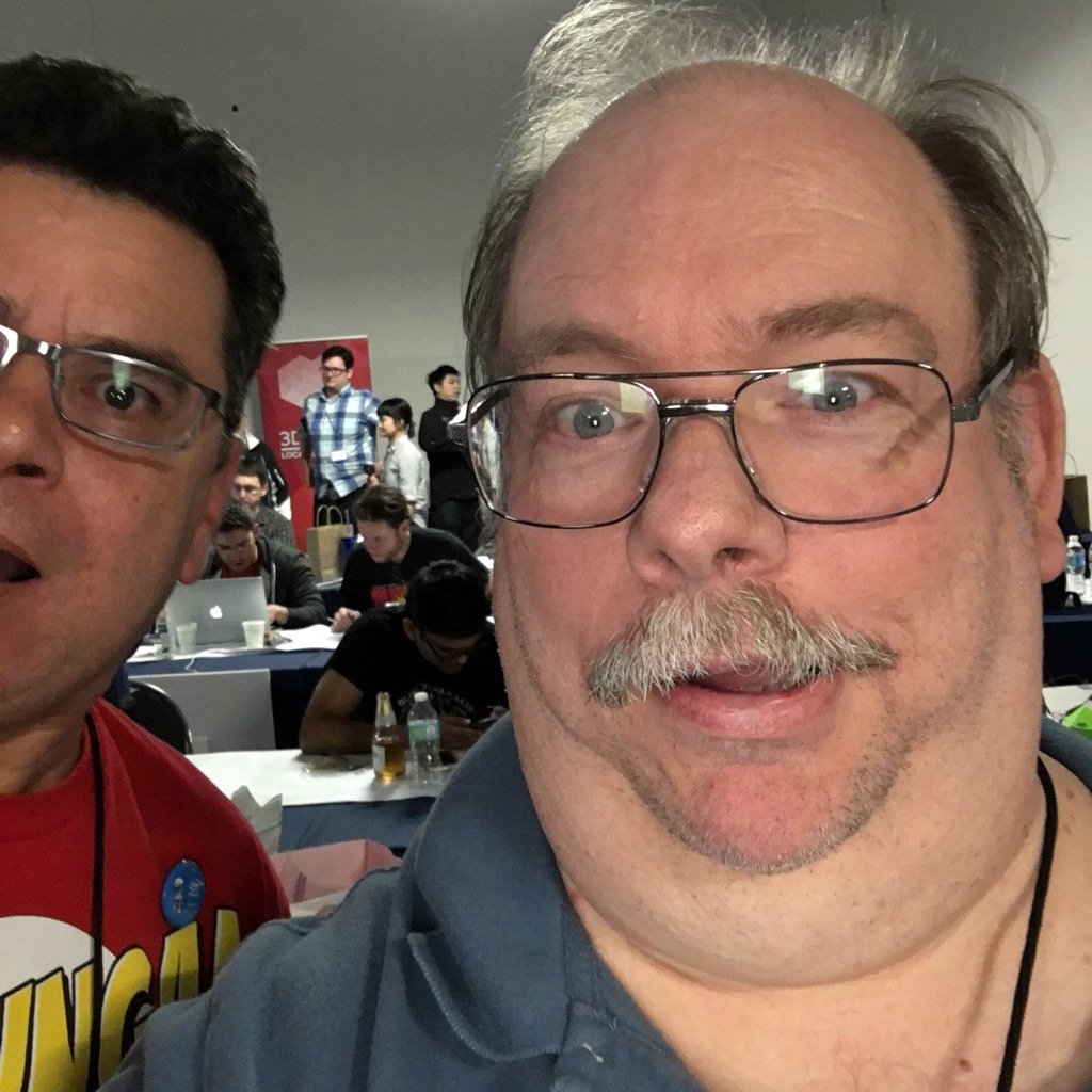 cs8421's tweet photo. #IntelMakerATX this is what happens after two days of Edison hacking https://t.co/q8AIhunOpl