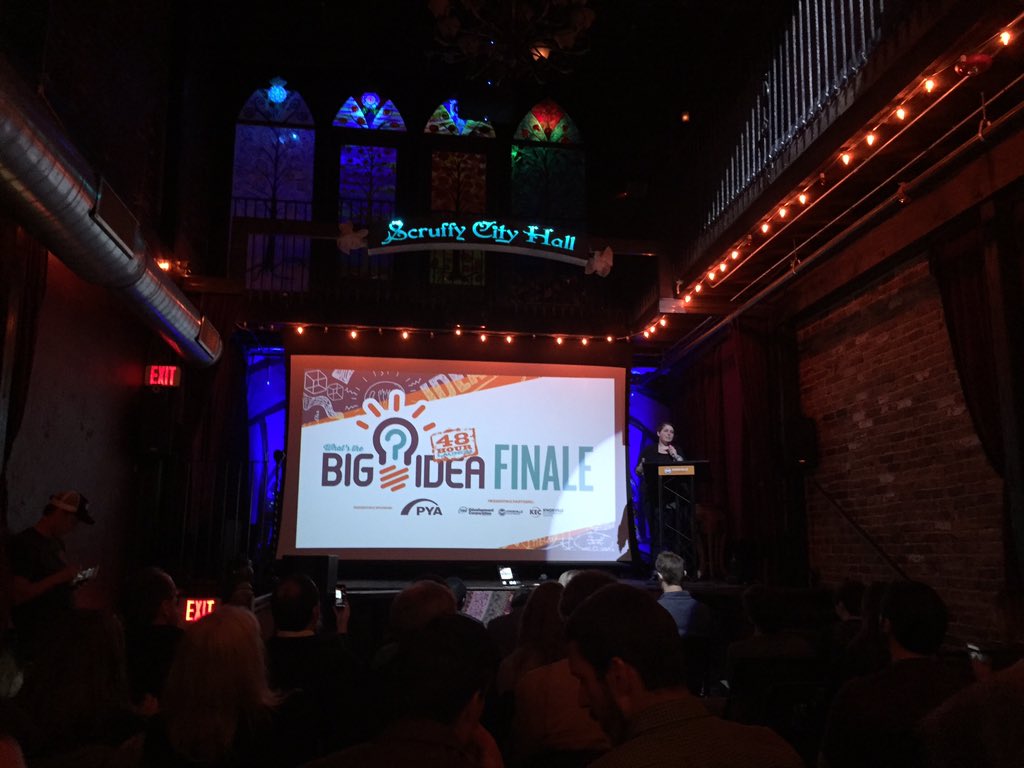 prosewire's tweet photo. The competition is beginning! #ScruffyCityHall #wtbi16 https://t.co/1kIvVr8TFV