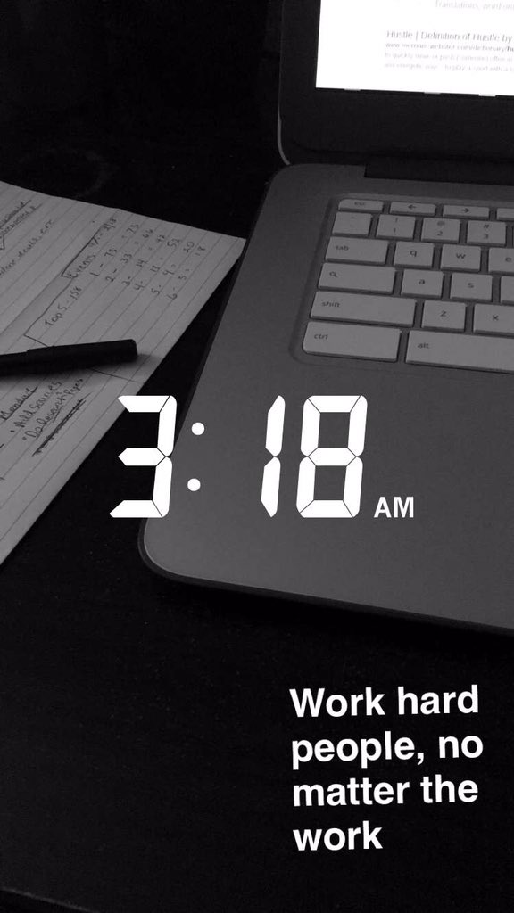 CRSources's tweet photo. Keep #working so one day you don't have to. #Hustle #College #EarnedNotGiven https://t.co/NZ0TeEcWMp