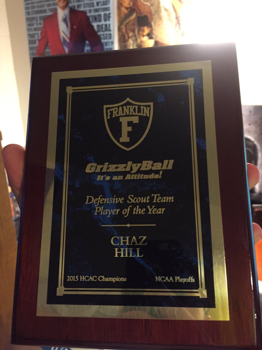 NPCoachRalph's tweet photo. Congrats to former Dragon Chaz Hill being named Def. Scout PoY @Franklin as Frosh. #NotSurprised #HardWorkIsWhatWeDo https://t.co/ymY3sCueqF