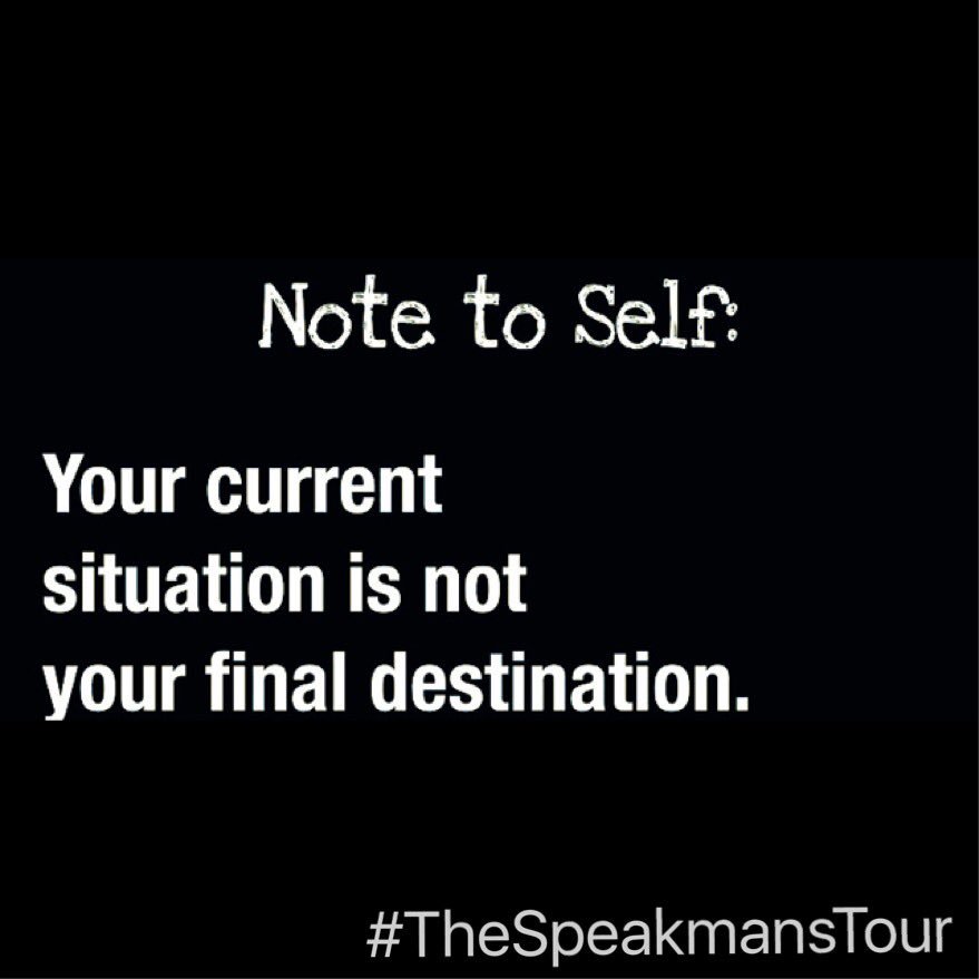 thespeakmans's tweet image. You Can Be Better.

End of!